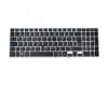Keyboard DE (german) black/grey with backlight and mouse-stick original suitable for Toshiba Tecra Z50-A-13F