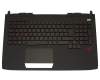 04060-00630100 original Asus keyboard incl. topcase DE (german) black/black with backlight