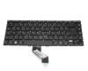 Keyboard DE (german) black with backlight original suitable for Acer TravelMate P6 (P645-S)