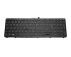 Keyboard DE (german) black/black with backlight and mouse-stick original suitable for HP ZBook 17 (F0V57ET)