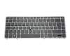 Keyboard DE (german) black/grey with backlight and mouse-stick original suitable for HP EliteBook 745 G2 (L9G78LP)