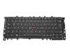 04Y2632 original Lenovo keyboard DE (german) black/black matte with backlight and mouse-stick