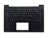 90NB04W1-R31GE0 original Asus keyboard incl. topcase DE (german) black/black