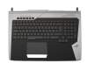90NB0D71-R30GE0 original Asus keyboard incl. topcase DE (german) black/silver with backlight