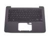 Keyboard incl. topcase DE (german) black/grey original suitable for Asus ZenBook UX305UA