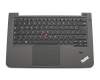 Keyboard incl. topcase DE (german) black/grey with mouse-stick original suitable for Lenovo ThinkPad S440 Touch (20AY001DMZ)
