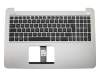 90NB0A52-R30110 original Asus keyboard incl. topcase DE (german) black/silver with backlight