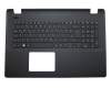 Keyboard incl. topcase DE (german) black/black original suitable for Acer TravelMate P2 (P276-M)