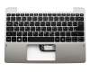 6B.G60N5.014 original Acer keyboard incl. topcase DE (german) black/grey