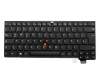 Keyboard DE (german) black/black matte with mouse-stick original suitable for Lenovo ThinkPad 13 (20GK)