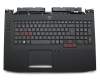 0KN0-EX1GE12 original Acer keyboard incl. topcase DE (german) black/black with backlight