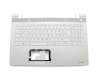 A000392850 original Toshiba keyboard incl. topcase DE (german) white/white