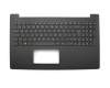 Keyboard incl. topcase DE (german) black/black original suitable for Asus F553SA-XX123T