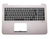 90NB0CB1-R31GE1 original Asus keyboard incl. topcase DE (german) black/grey with backlight