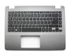 60.MSTN7.010 original Acer keyboard incl. topcase DE (german) black/grey