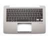 13NB0CJ1AM0211 original Asus keyboard incl. topcase DE (german) black/grey with backlight