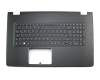 0KN1-0T1GE12 original Acer keyboard incl. topcase DE (german) black/black