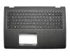 Keyboard incl. topcase DE (german) black/black original suitable for Lenovo Flex 3-1570 (80K0)