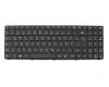 Keyboard DE (german) black/black matte original suitable for Lenovo B50-50 (80S2000QGE)