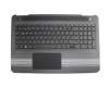 SG-84700-XDA original HP keyboard incl. topcase DE (german) black/black