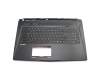957-17B11E-C06 original MSI keyboard incl. topcase DE (german) black/black with backlight