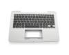 0knb0-1128ge00 original Asus keyboard incl. topcase DE (german) black/silver
