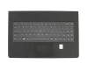 Keyboard incl. topcase US (english) black/black with backlight original suitable for Lenovo Yoga 3 Pro-1370 (80HE004LGE)