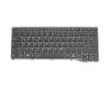 Keyboard DE (german) black/black matte with backlight original suitable for Fujitsu LifeBook E4411
