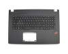 0KN1-0B4FR21 original Pega keyboard incl. topcase FR (french) black/black with backlight RGB