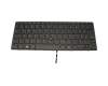 Keyboard DE (german) black/black with backlight and mouse-stick suitable for Toshiba Portege X30-E-10U
