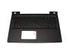 5CB0L03518 original Lenovo keyboard incl. topcase DE (german) black/black with backlight