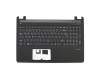 40061921 original Medion keyboard incl. topcase DE (german) black/black incl. blue WASD arrows