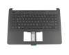 EAG72003010 original HP keyboard incl. topcase DE (german) black/black