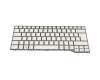 Keyboard DE (german) white/grey original suitable for Fujitsu LifeBook E746