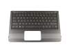 HPM14K33D0-4421 original HP keyboard incl. topcase DE (german) grey/black with backlight