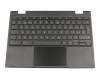 Keyboard incl. topcase CH (swiss) black/black original suitable for Lenovo 100e Chromebook (81ER)