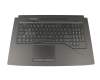 Keyboard incl. topcase DE (german) black/black with backlight original suitable for Asus ROG Strix GL703GS