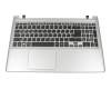 60.M41N7.044 original Acer keyboard incl. topcase DE (german) black/silver