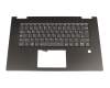 Keyboard incl. topcase DE (german) grey/grey with backlight original suitable for Lenovo Yoga 730-15IKB (81CU)