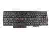 Keyboard DE (german) black/black with mouse-stick without backlight original suitable for Lenovo ThinkPad E580 (20KS/20KT)