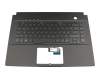 Keyboard incl. topcase DE (german) black/black with backlight original suitable for Asus ROG Zephyrus M GU502DU