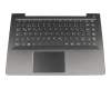 5CB0J30959 original Lenovo keyboard incl. topcase DE (german) black/black with backlight