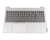 Keyboard incl. topcase DE (german) dark grey/grey with backlight original suitable for Lenovo IdeaPad S340-15IWL (81N80054GE)