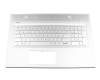 L20714-041 original HP keyboard incl. topcase DE (german) silver/silver with backlight