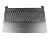 AP204000611 original HP keyboard incl. topcase DE (german) black/black (wave)
