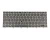 Keyboard DE (german) black/grey with backlight and mouse-stick original suitable for HP ZBook 14u G6