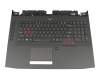 13N0-F4M0111 original Acer keyboard incl. topcase US (english) black/black with backlight