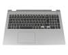 40066089 original Medion keyboard incl. topcase DE (german) black/silver