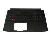 AM211000400 original Acer keyboard incl. topcase US (english) black/black with backlight