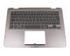 90NB0GD1-R30100 original Asus keyboard incl. topcase DE (german) black/grey with backlight